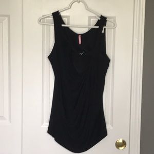 Black tank top